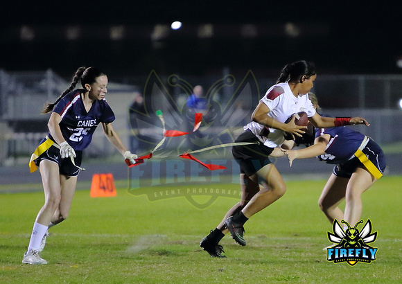 Palm Harbor U Canes vs Countryside Cougars Flag Football 2023 Firefly Event Photography (46)