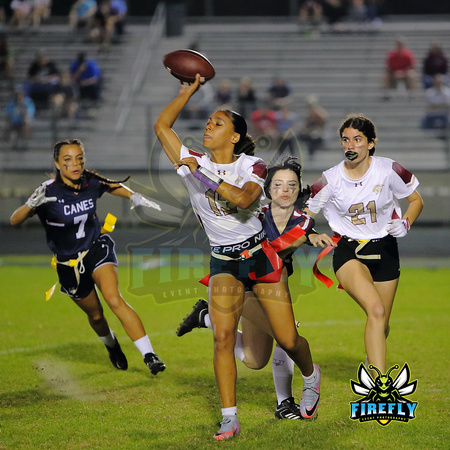 Palm Harbor U Canes vs Countryside Cougars Flag Football 2023 Firefly Event Photography (80)