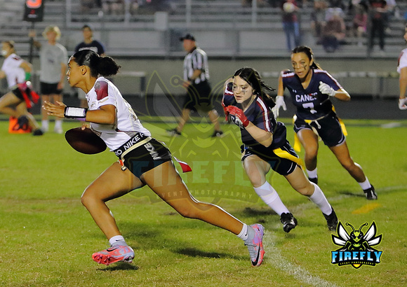 Palm Harbor U Canes vs Countryside Cougars Flag Football 2023 Firefly Event Photography (84)