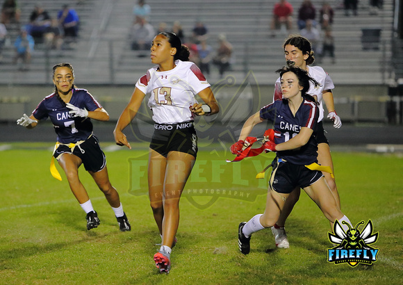 Palm Harbor U Canes vs Countryside Cougars Flag Football 2023 Firefly Event Photography (81)