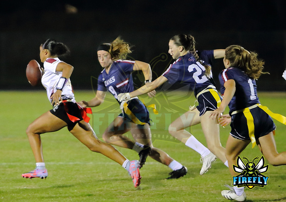 Palm Harbor U Canes vs Countryside Cougars Flag Football 2023 Firefly Event Photography (86)