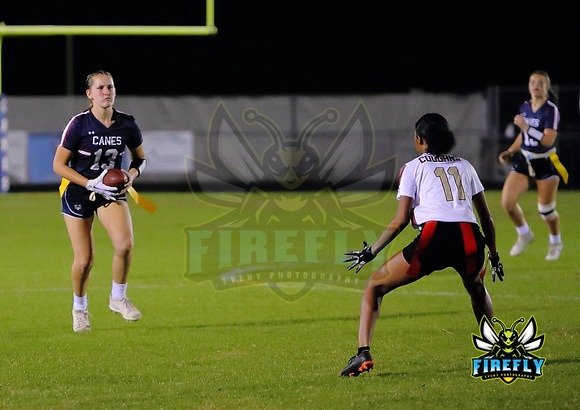 Palm Harbor U Canes vs Countryside Cougars Flag Football 2023 Firefly Event Photography (142)