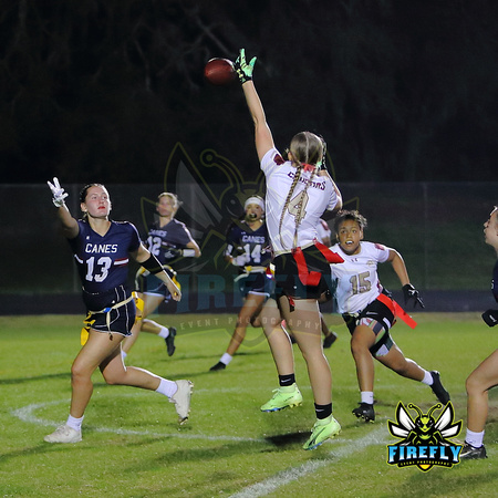 Palm Harbor U Canes vs Countryside Cougars Flag Football 2023 Firefly Event Photography (148)