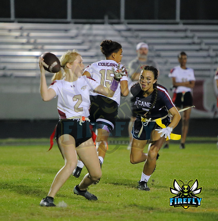 Palm Harbor U Canes vs Countryside Cougars Flag Football 2023 Firefly Event Photography (153)