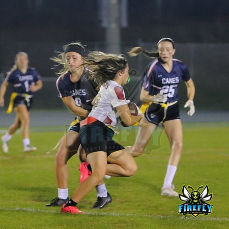 Palm Harbor U Canes vs Countryside Cougars Flag Football 2023 Firefly Event Photography (172)
