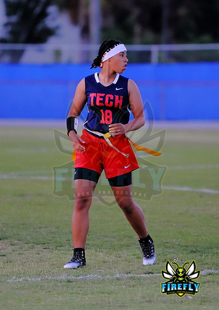 Tampa Bay Tech Titans vs Strawberry Crest Chargers Flag Football 2023 Firefly Event Photography  (15)