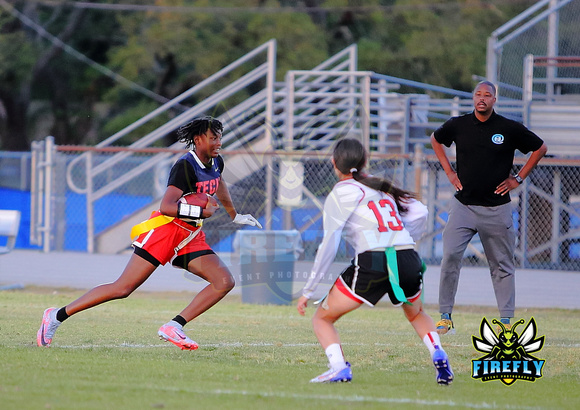 Tampa Bay Tech Titans vs Strawberry Crest Chargers Flag Football 2023 Firefly Event Photography  (19)