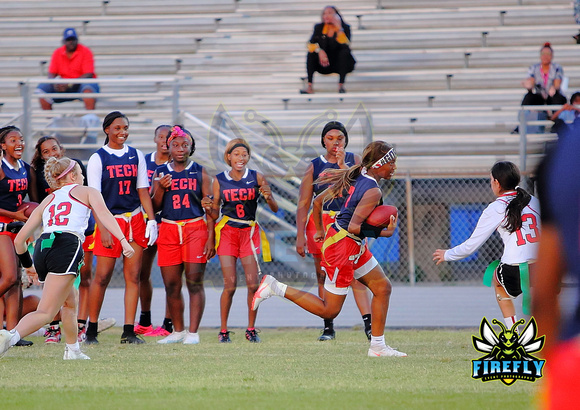 Tampa Bay Tech Titans vs Strawberry Crest Chargers Flag Football 2023 Firefly Event Photography  (27)