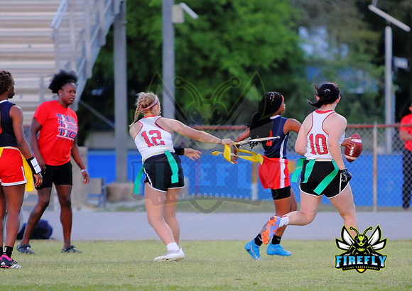 Tampa Bay Tech Titans vs Strawberry Crest Chargers Flag Football 2023 Firefly Event Photography  (31)