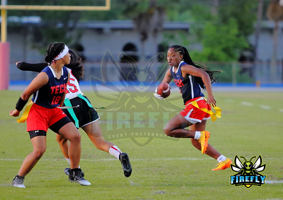 Tampa Bay Tech Titans vs Strawberry Crest Chargers Flag Football 2023 Firefly Event Photography  (34)