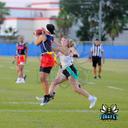 Tampa Bay Tech Titans vs Strawberry Crest Chargers Flag Football 2023 Firefly Event Photography  (39)