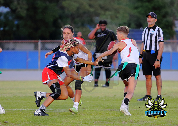 Tampa Bay Tech Titans vs Strawberry Crest Chargers Flag Football 2023 Firefly Event Photography  (44)
