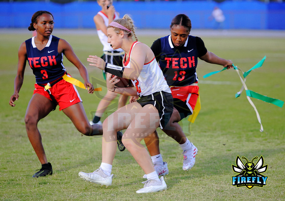 Tampa Bay Tech Titans vs Strawberry Crest Chargers Flag Football 2023 Firefly Event Photography  (62)