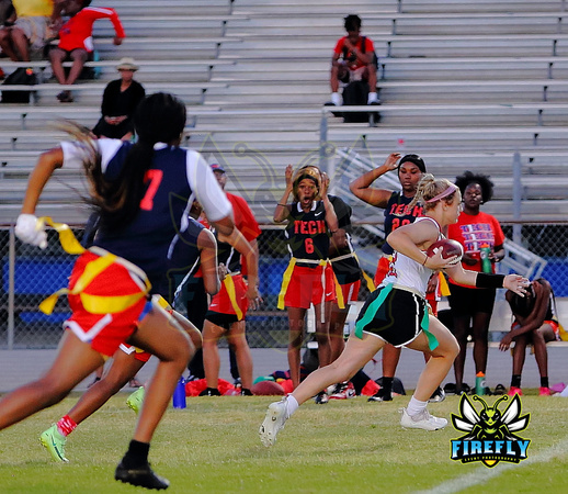 Tampa Bay Tech Titans vs Strawberry Crest Chargers Flag Football 2023 Firefly Event Photography  (82)