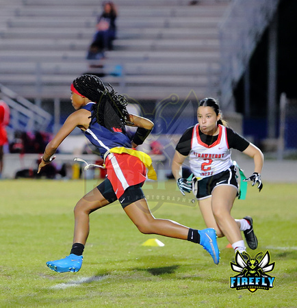 Tampa Bay Tech Titans vs Strawberry Crest Chargers Flag Football 2023 Firefly Event Photography  (105)