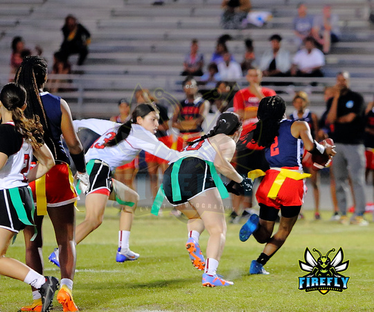 Tampa Bay Tech Titans vs Strawberry Crest Chargers Flag Football 2023 Firefly Event Photography  (109)