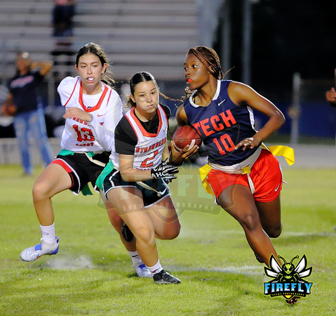 Tampa Bay Tech Titans vs Strawberry Crest Chargers Flag Football 2023 Firefly Event Photography  (115)