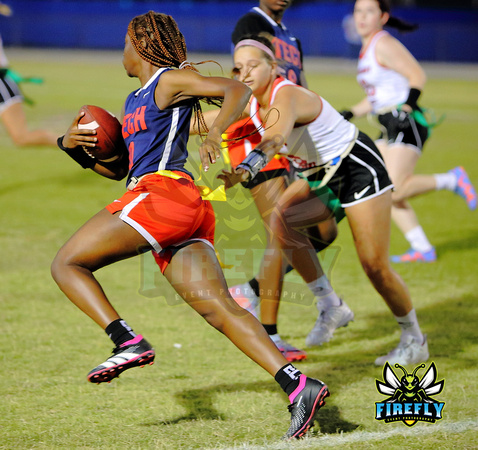 Tampa Bay Tech Titans vs Strawberry Crest Chargers Flag Football 2023 Firefly Event Photography  (119)