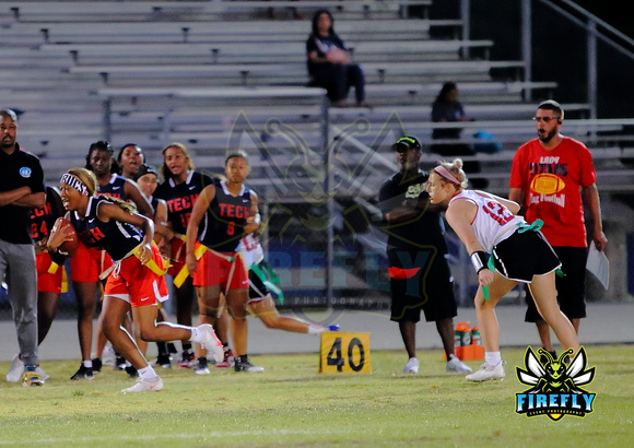 Tampa Bay Tech Titans vs Strawberry Crest Chargers Flag Football 2023 Firefly Event Photography  (121)