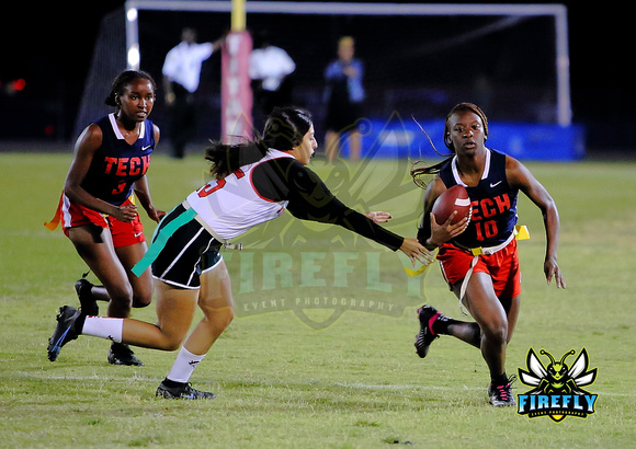 Tampa Bay Tech Titans vs Strawberry Crest Chargers Flag Football 2023 Firefly Event Photography  (157)
