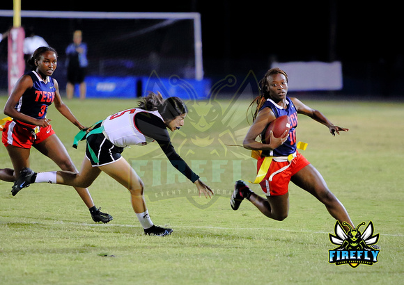 Tampa Bay Tech Titans vs Strawberry Crest Chargers Flag Football 2023 Firefly Event Photography  (158)