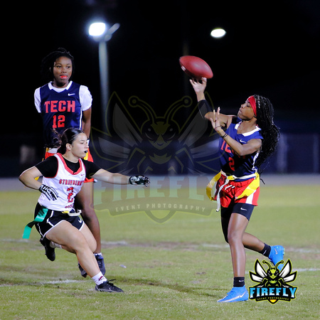 Tampa Bay Tech Titans vs Strawberry Crest Chargers Flag Football 2023 Firefly Event Photography  (165)