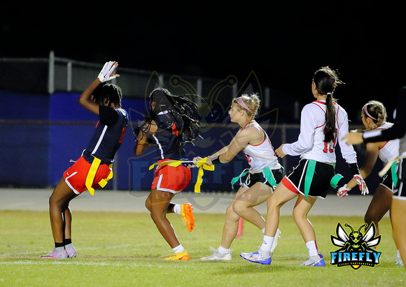 Tampa Bay Tech Titans vs Strawberry Crest Chargers Flag Football 2023 Firefly Event Photography  (169)