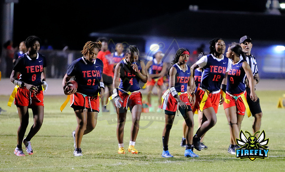 Tampa Bay Tech Titans vs Strawberry Crest Chargers Flag Football 2023 Firefly Event Photography  (172)