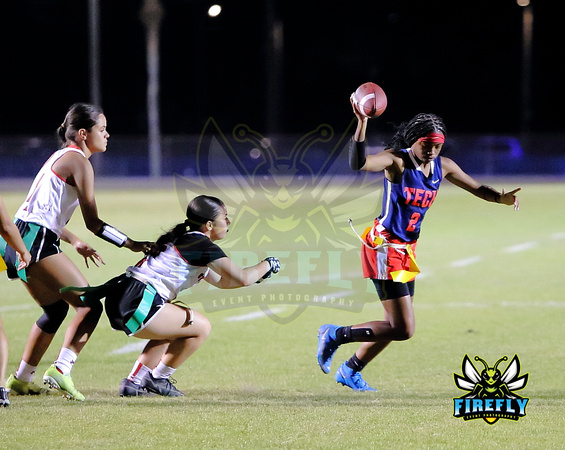 Tampa Bay Tech Titans vs Strawberry Crest Chargers Flag Football 2023 Firefly Event Photography  (176)