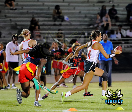 Tampa Bay Tech Titans vs Strawberry Crest Chargers Flag Football 2023 Firefly Event Photography  (179)