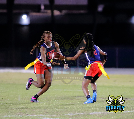 Tampa Bay Tech Titans vs Strawberry Crest Chargers Flag Football 2023 Firefly Event Photography  (191)