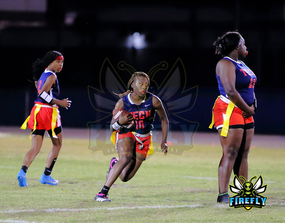 Tampa Bay Tech Titans vs Strawberry Crest Chargers Flag Football 2023 Firefly Event Photography  (192)
