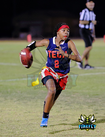 Tampa Bay Tech Titans vs Strawberry Crest Chargers Flag Football 2023 Firefly Event Photography  (195)