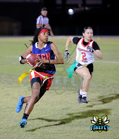 Tampa Bay Tech Titans vs Strawberry Crest Chargers Flag Football 2023 Firefly Event Photography  (196)