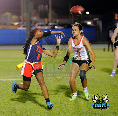 Tampa Bay Tech Titans vs Strawberry Crest Chargers Flag Football 2023 Firefly Event Photography  (207)
