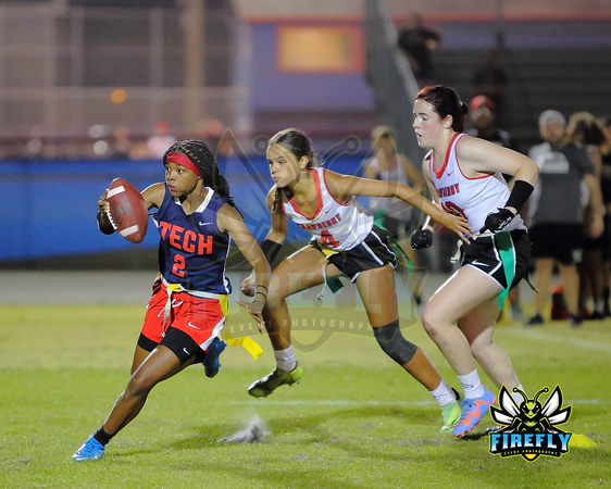 Tampa Bay Tech Titans vs Strawberry Crest Chargers Flag Football 2023 Firefly Event Photography  (232)