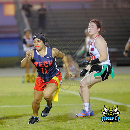 Tampa Bay Tech Titans vs Strawberry Crest Chargers Flag Football 2023 Firefly Event Photography  (249)