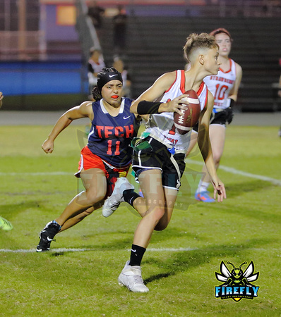 Tampa Bay Tech Titans vs Strawberry Crest Chargers Flag Football 2023 Firefly Event Photography  (251)
