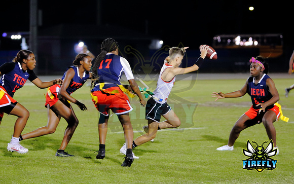 Tampa Bay Tech Titans vs Strawberry Crest Chargers Flag Football 2023 Firefly Event Photography  (253)