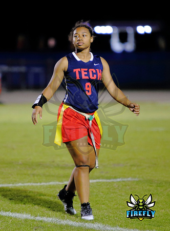 Tampa Bay Tech Titans vs Strawberry Crest Chargers Flag Football 2023 Firefly Event Photography  (257)