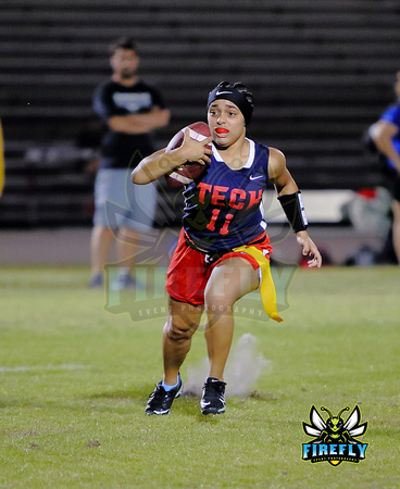 Tampa Bay Tech Titans vs Strawberry Crest Chargers Flag Football 2023 Firefly Event Photography  (260)