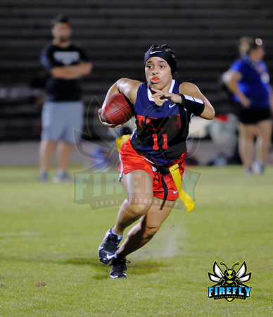 Tampa Bay Tech Titans vs Strawberry Crest Chargers Flag Football 2023 Firefly Event Photography  (261)