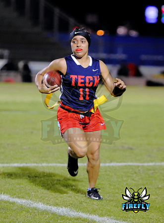 Tampa Bay Tech Titans vs Strawberry Crest Chargers Flag Football 2023 Firefly Event Photography  (262)