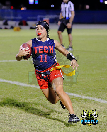 Tampa Bay Tech Titans vs Strawberry Crest Chargers Flag Football 2023 Firefly Event Photography  (263)