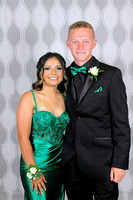 White and Grey Backdrop Northeast High Prom 2023