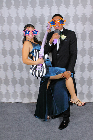 Grey and White Backdrop Northeast High Prom 2023 by Firefly Event Photography (707)