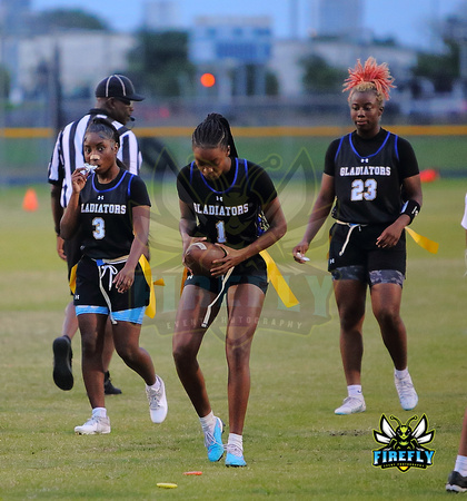 Gibbs Gladiators vs St. Pete Green Devils Flag Football 2023 by Firefly Event Photography (71)