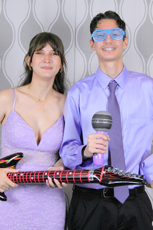 Grey and White Backdrop Northeast High Prom 2023 by Firefly Event Photography (718)